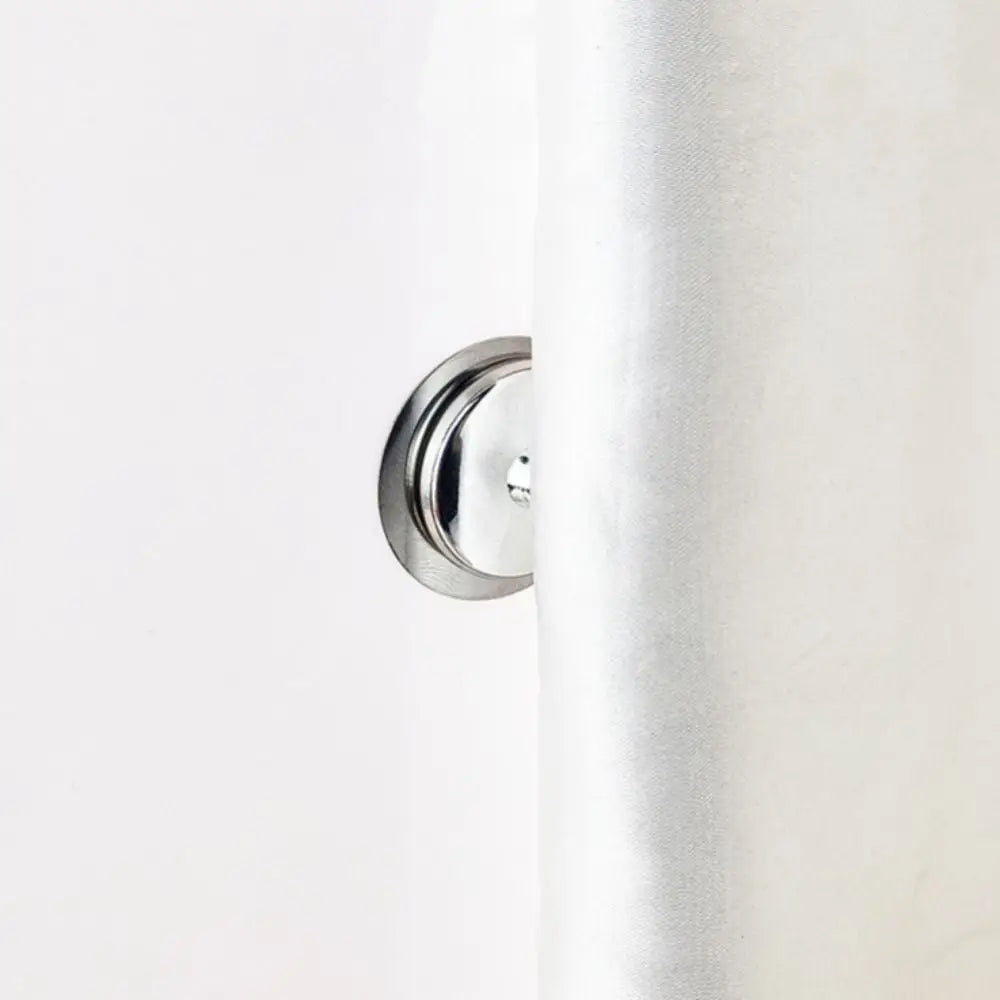 Curtain Magnetic Buckle Clips – Wall Mounted Metal Holders 2 Pairs