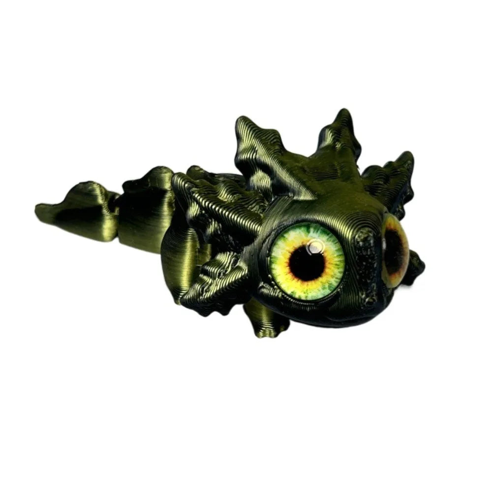 Articulated Salamander Figure – Colorful Miniature Toy Decor