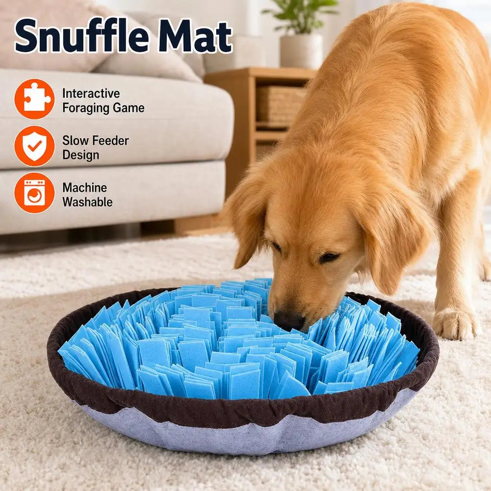 Pet Snuffle Mat for Dogs – Slow Feeder Interactive Foraging Toy