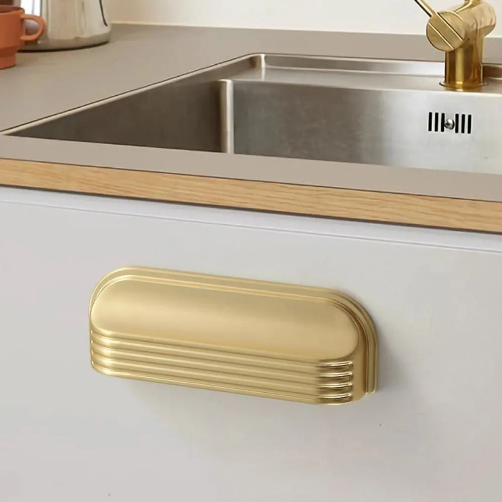Zinc Alloy Hammered Cabinet Pulls – Antique Brass & Gold