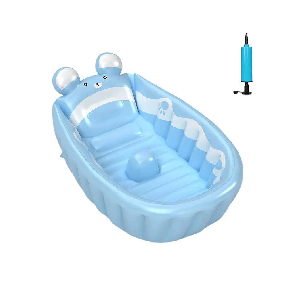 Inflatable Baby Bathtub – Portable Toddler Bath Tub Ages 0–5