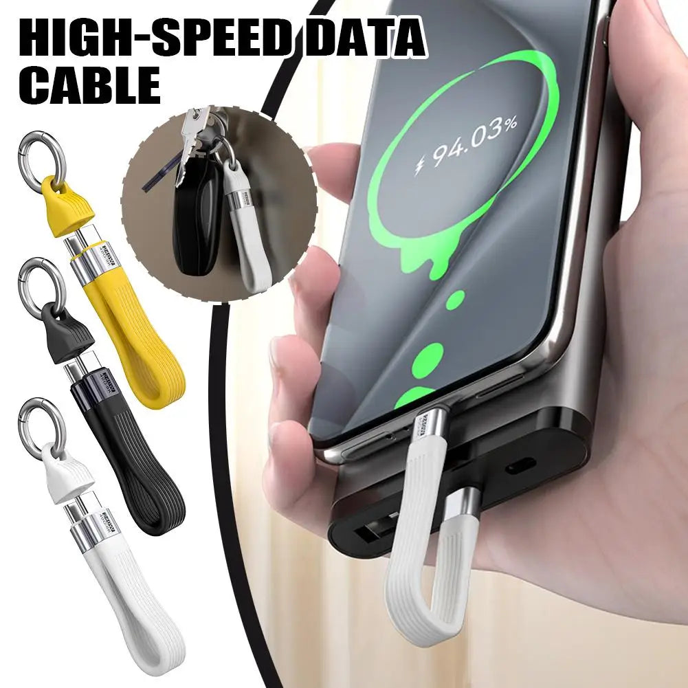 USB4 Keychain Cable 240W 40Gbps USB-C to USB-C | 8K Video