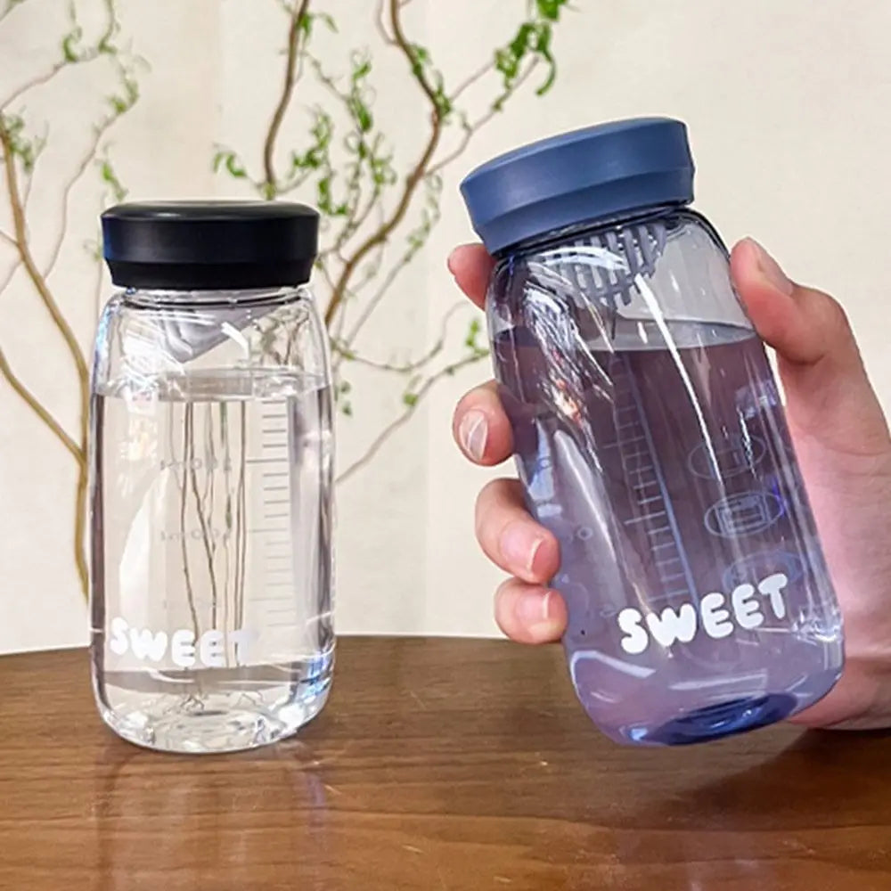 300ml Pocket Water Bottle with Tea Strainer & Measuring Cap