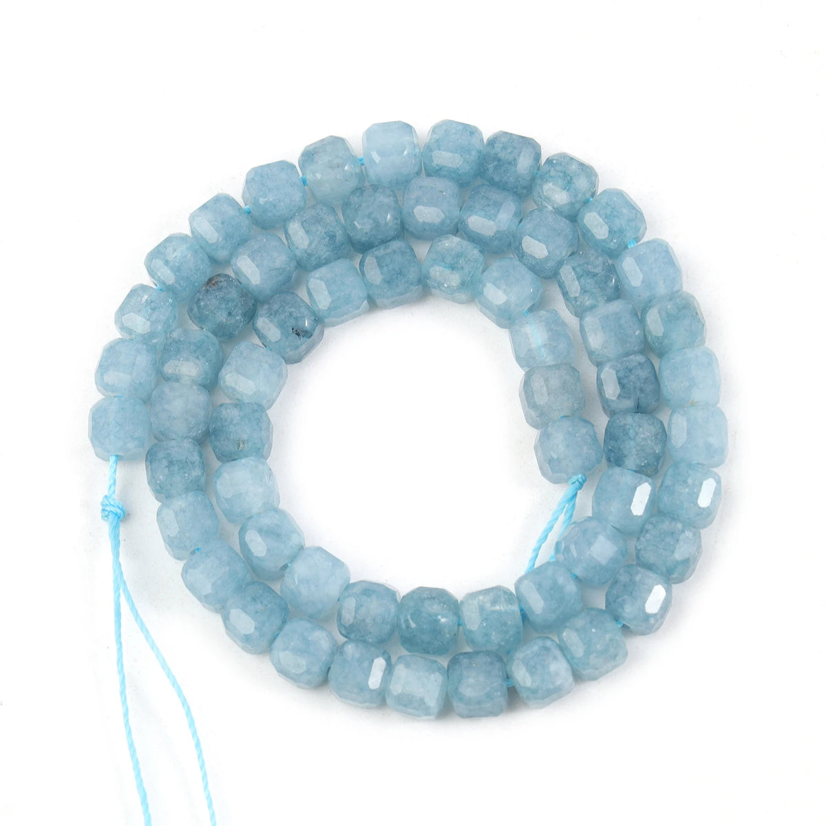Tiger Eye Faceted Cube Beads 5mm – Natural Stone Spacer Strand