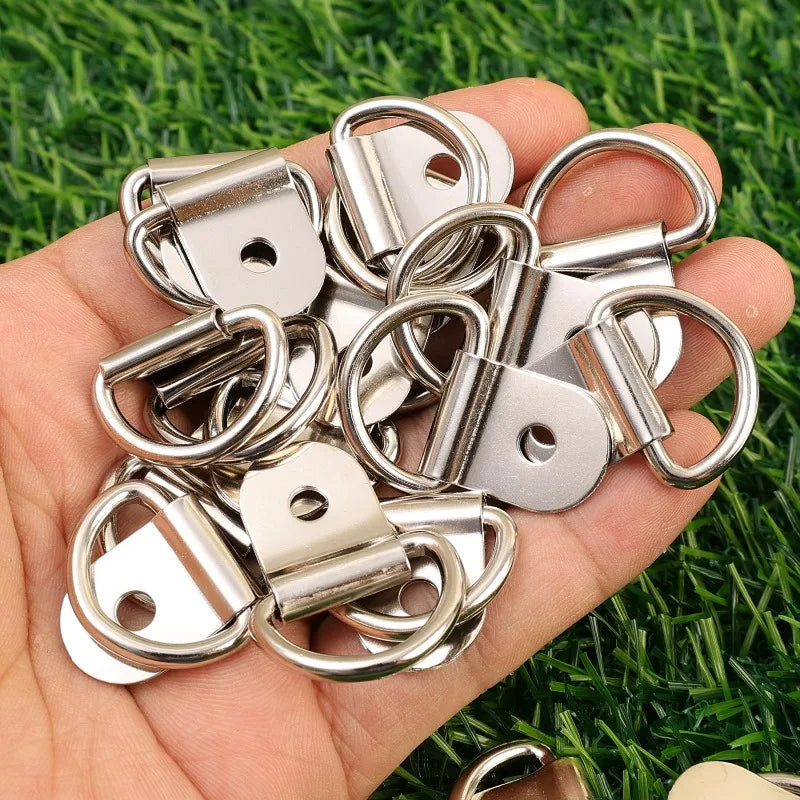 D-Shape Iron Tie Down Anchor Rings – Trailer, RV & Boat