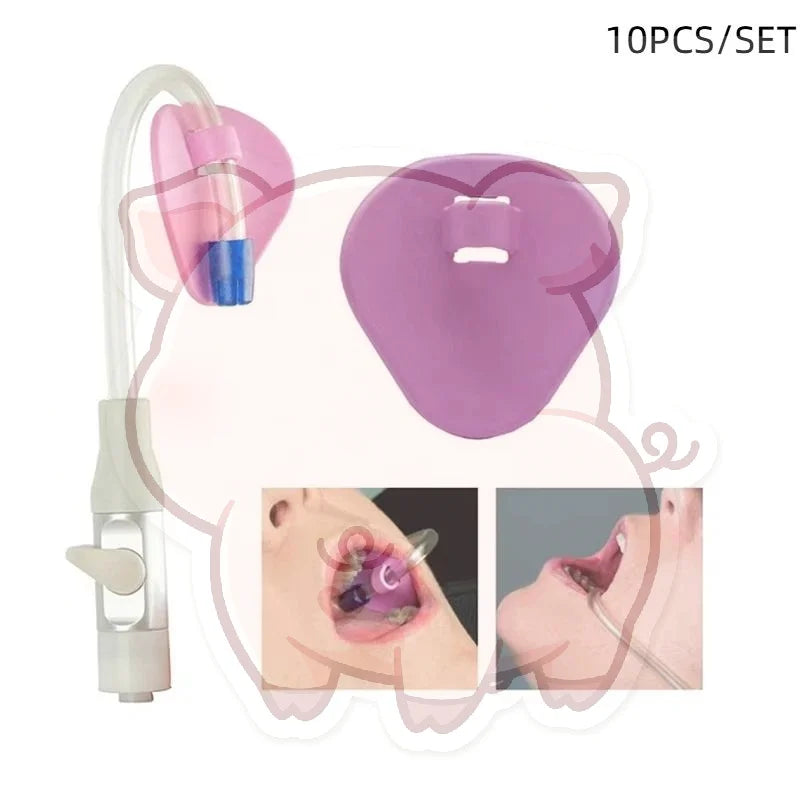 Disposable Dental Cheek Retractor & Saliva Ejector – 10 Pack