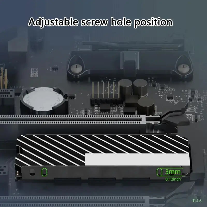 M.2 2280 NVMe SSD Metal Heatsink – Thermal Cooling Cover