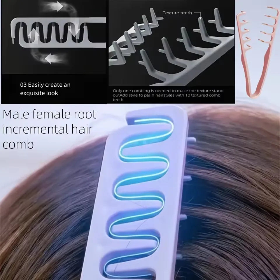 Volumizing Wide-Tooth Hair Comb – Root Lift & Texture Tool