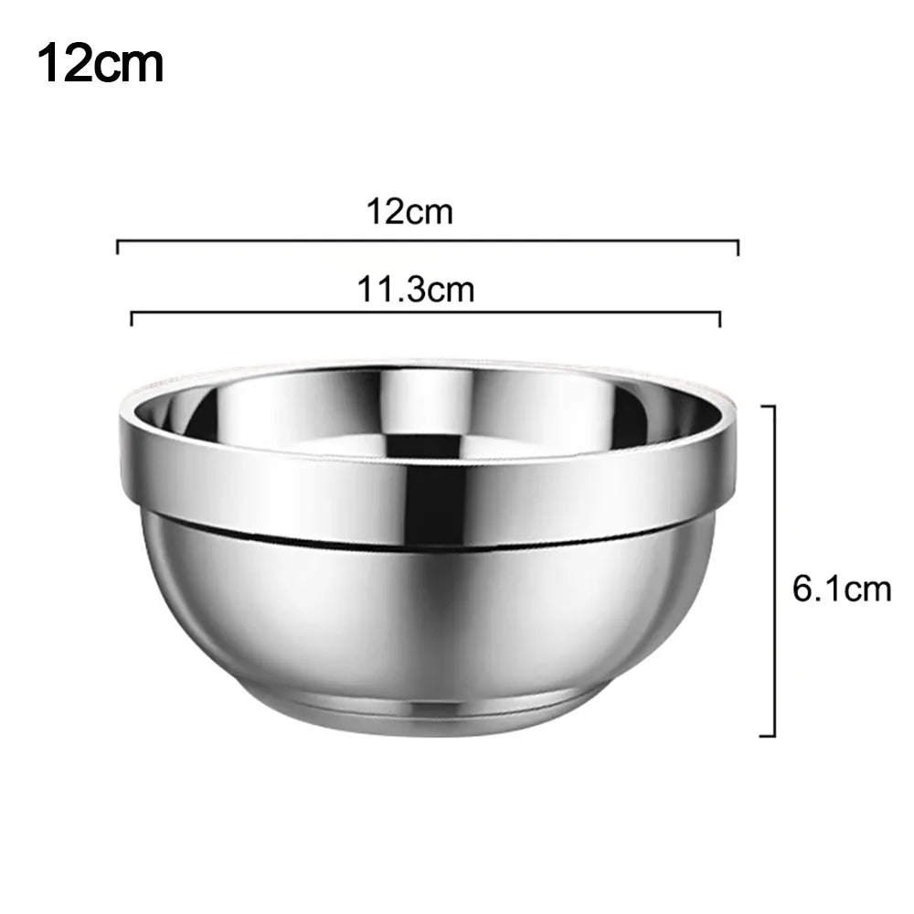 316 Stainless Steel Double-Wall Insulated Bowl – Anti-Scald