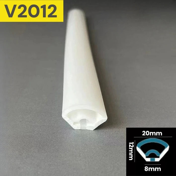 V-Shape LED Neon Strip Light | Flexible Silicone DC12V Waterproof