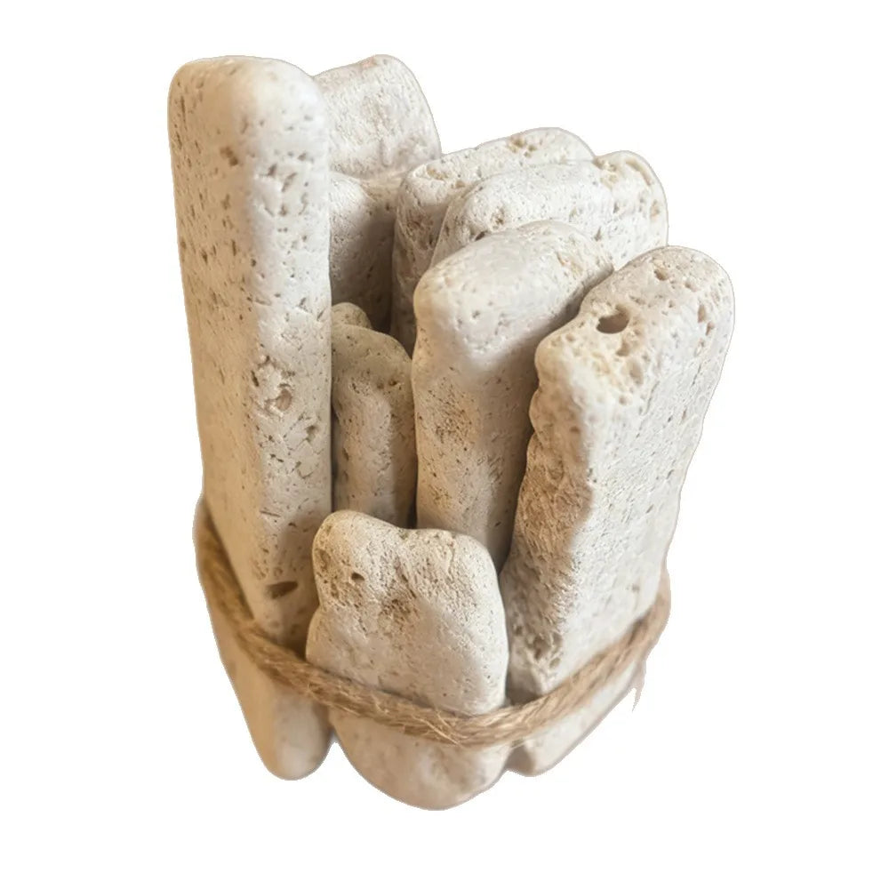 Travertine Aroma Stone Diffuser – Flameless Essential Oil Diffuser