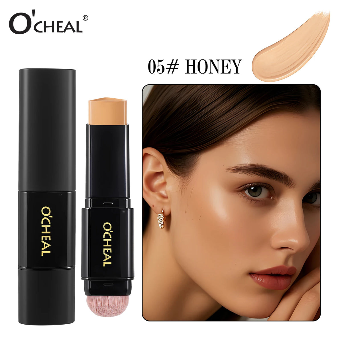 SAMMY Two-Headed Foundation Stick – Waterproof Full Coverage