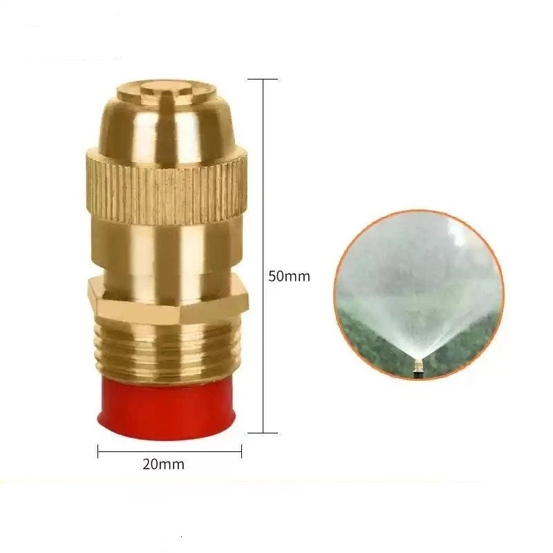 Brass Adjustable Garden Sprinkler Nozzle | Multi-Pattern Spray