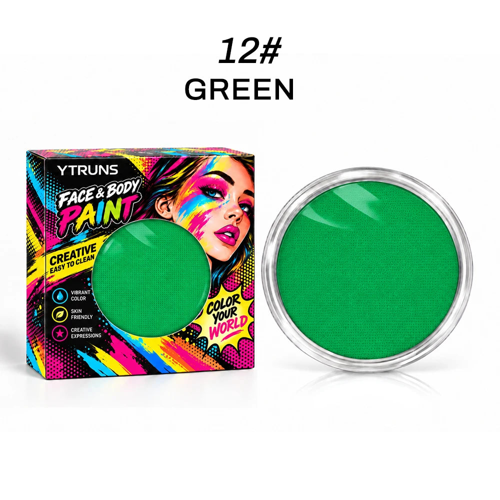 YTRUNS Water-Soluble Face & Body Paint Palette | Makeup