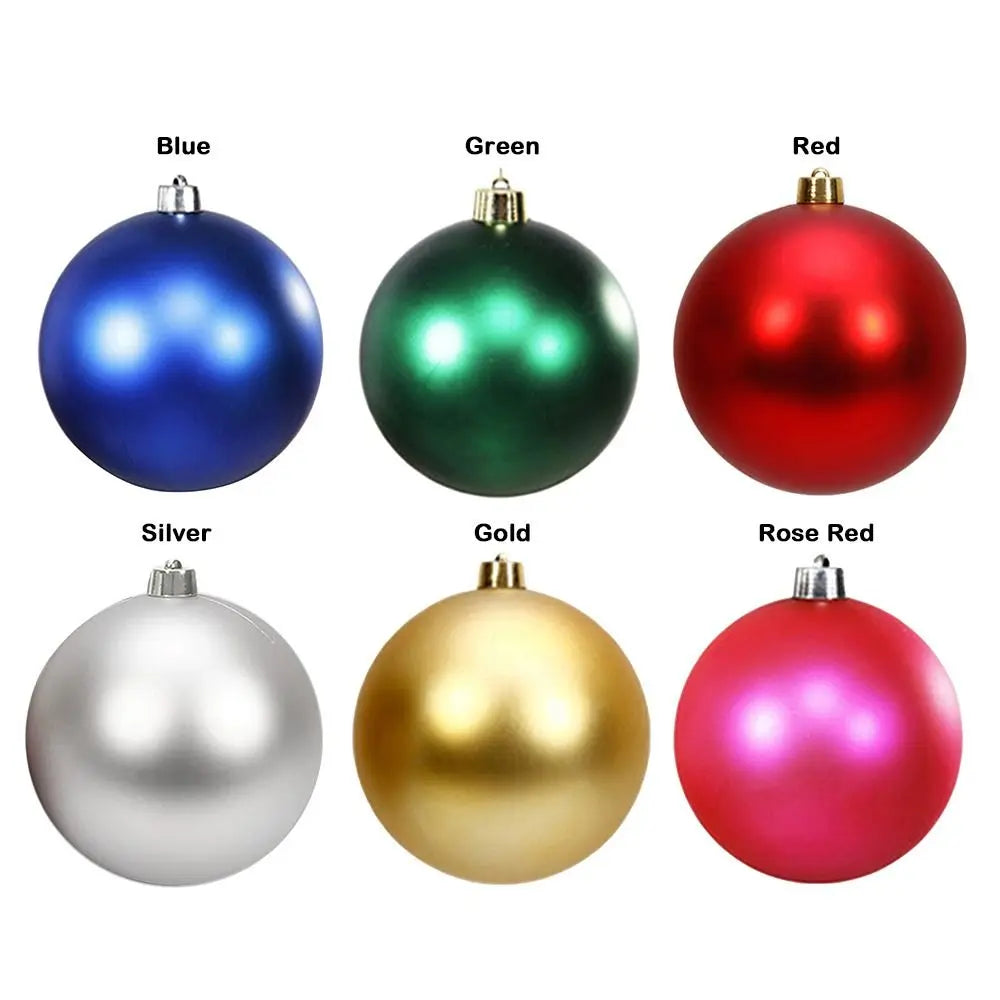 Matte Christmas Ball Ornament 12/15/20cm – Holiday Décor
