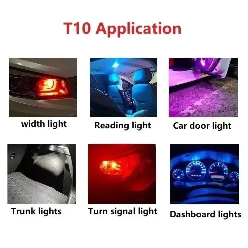 T10 W5W COB LED Bulb – License Plate & Interior Auto Light