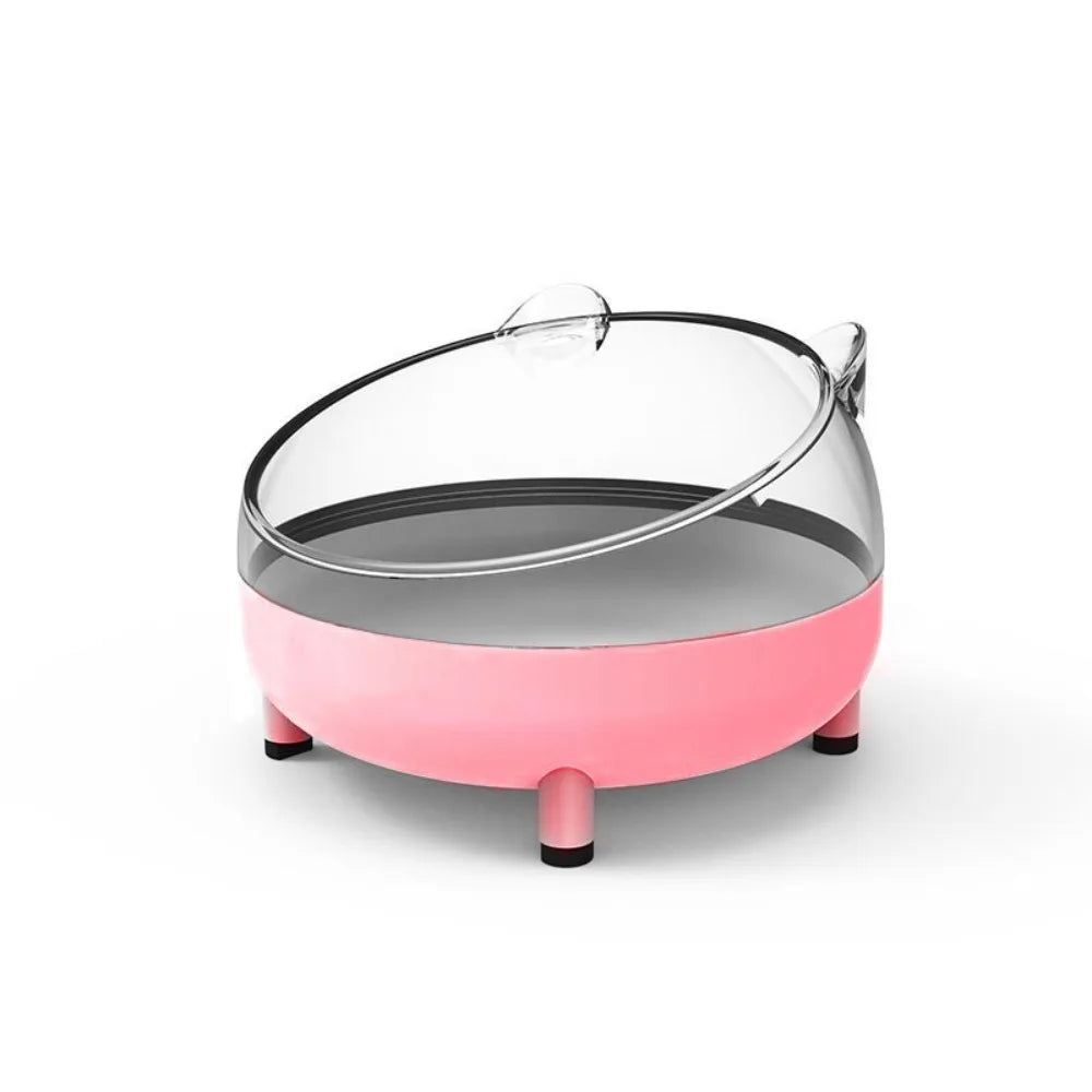 Hamster Sand Bath Box – Transparent Small Animal Container