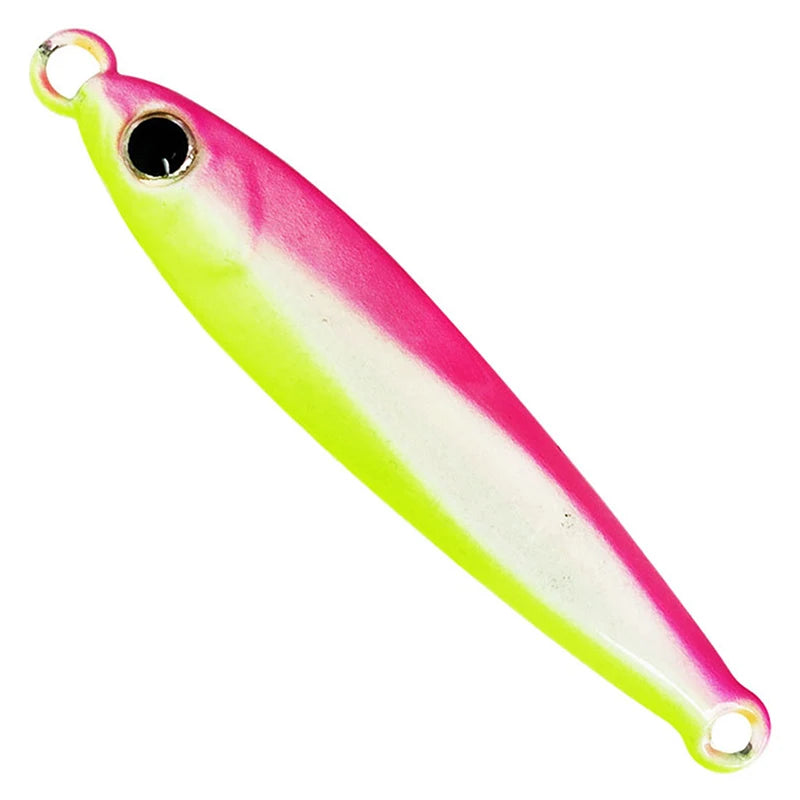 Laser Metal Jig Lure 10g–60g | Long Cast Sea Fishing Bait