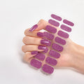 Glitter Gel Nail Stickers – 8 Sheets Sequin DIY Nail Art