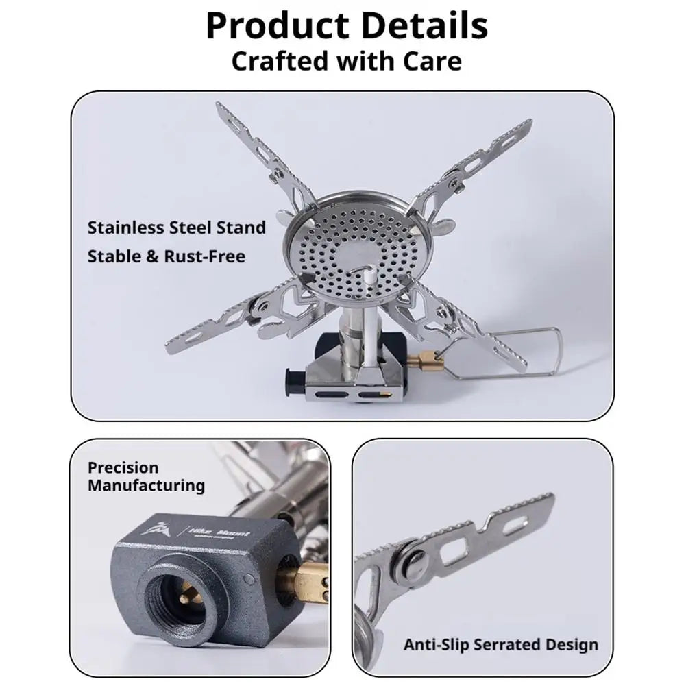 Ultralight Detachable Camping Gas Stove | Backpacking Burner