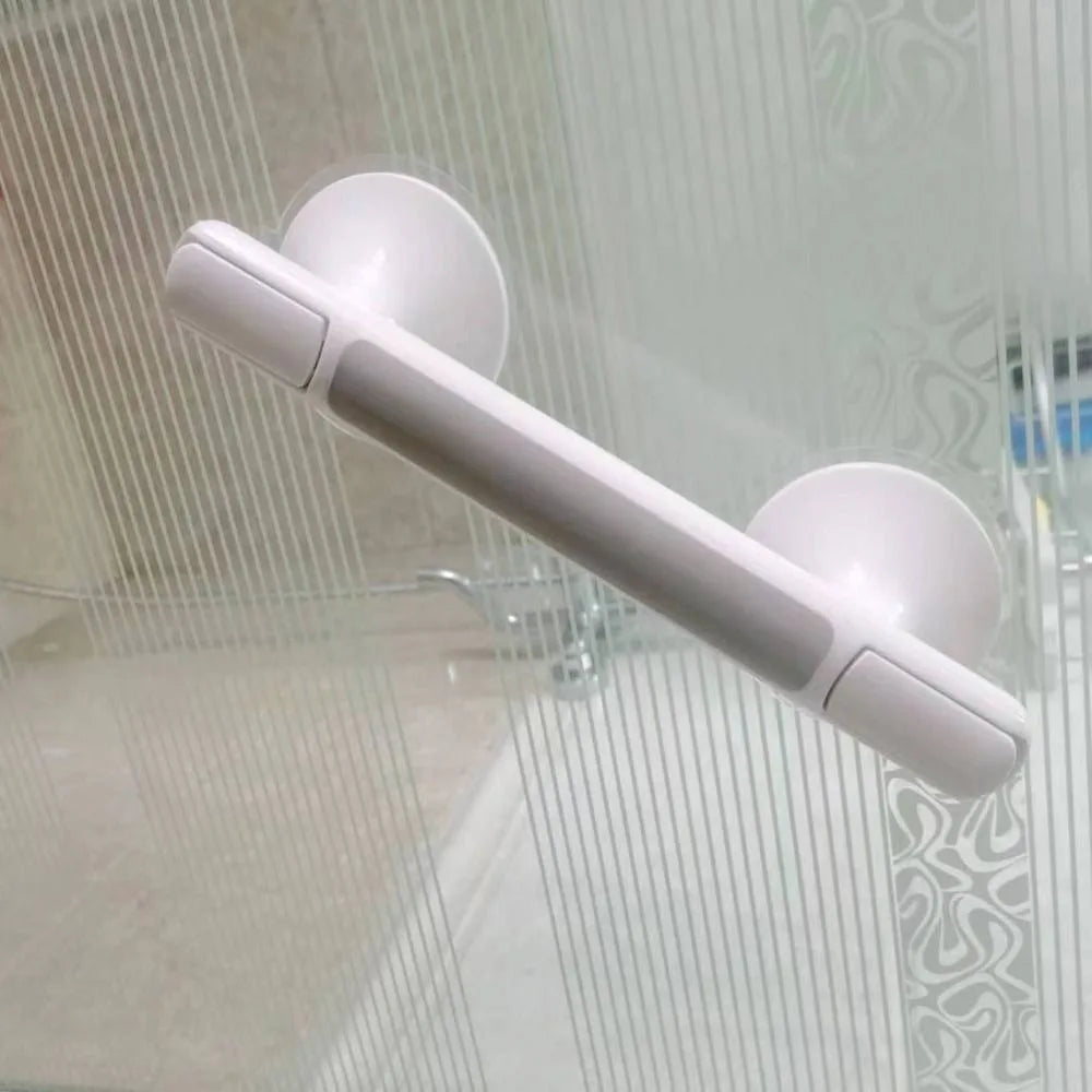 Suction Cup Shower Grab Bar – Non-Slip Bathroom Safety Handle