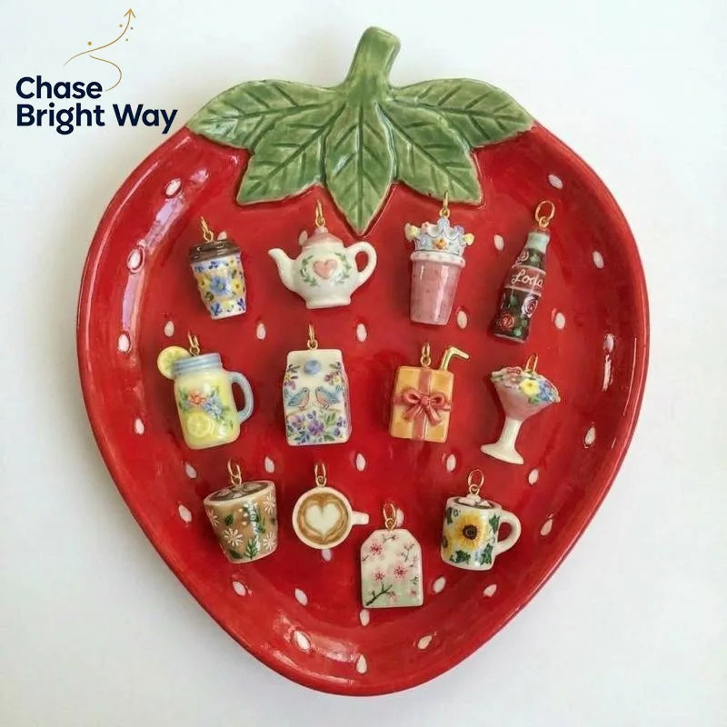 Mini Copper Food & Drink Charms for DIY Jewelry Making