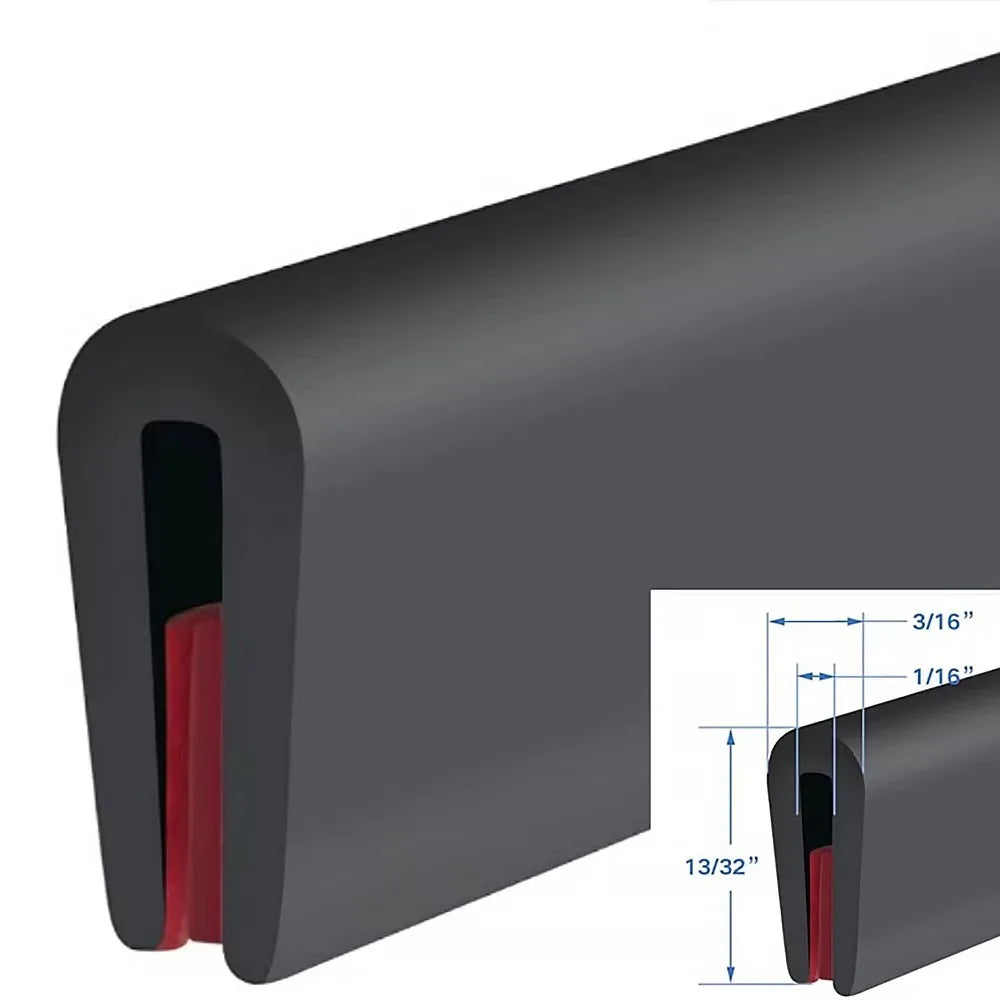 U-Shape Rubber Edge Protector Strip – 3M Waterproof Trim Seal