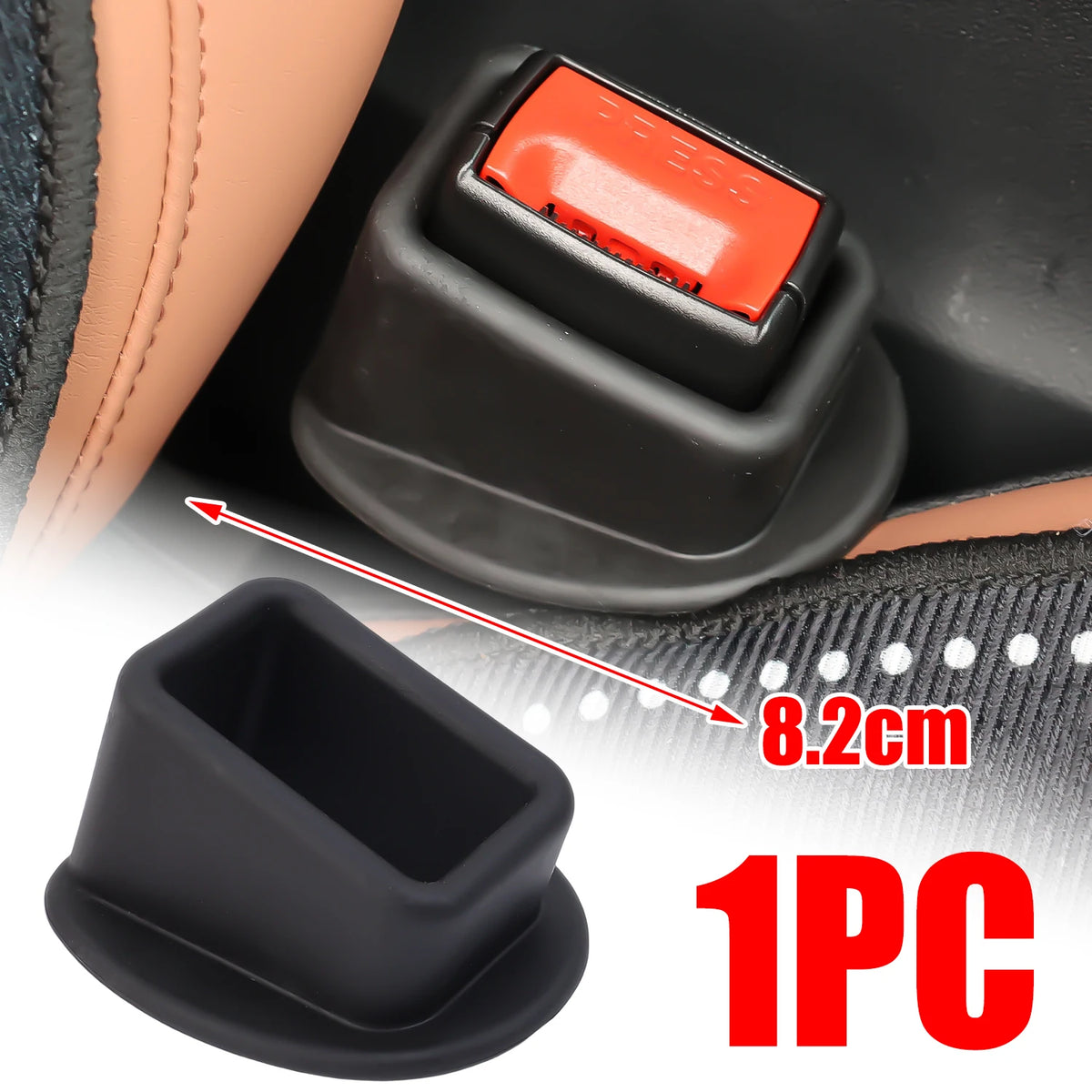 Silicone Seat Belt Buckle Cover – Universal Scratch Protection