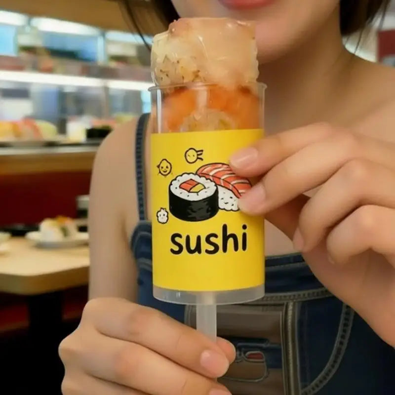 Sushi Push Box Cylinder Mold – Food-Grade PP, 10/20 Pack