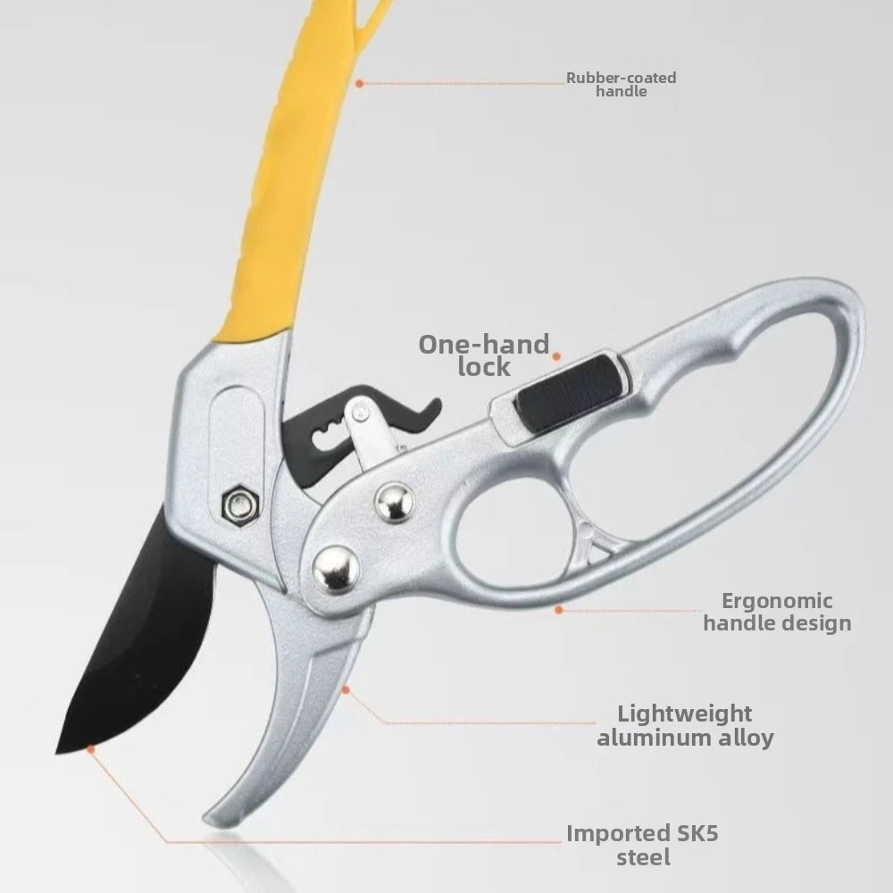 SK5 Alloy Steel Pruning Shears – Ergonomic Garden Cutting Tool