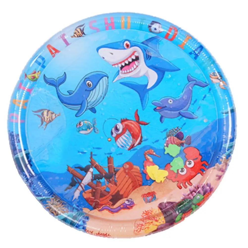 Interactive Cat Water Play Mat – Ocean Fish Splash Pad
