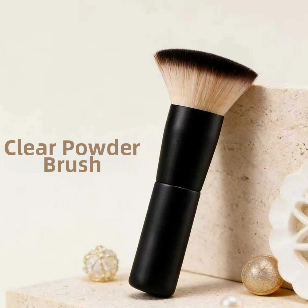 Fluffy Loose Powder Brush – Soft Synthetic Fiber Wood Handle
