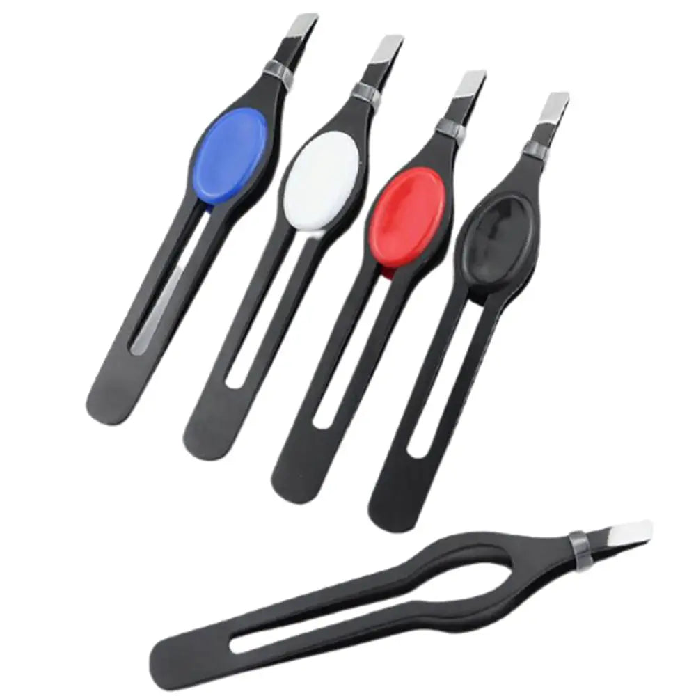 Slanted Stainless Steel Eyebrow Tweezer – Precision Hair Removal