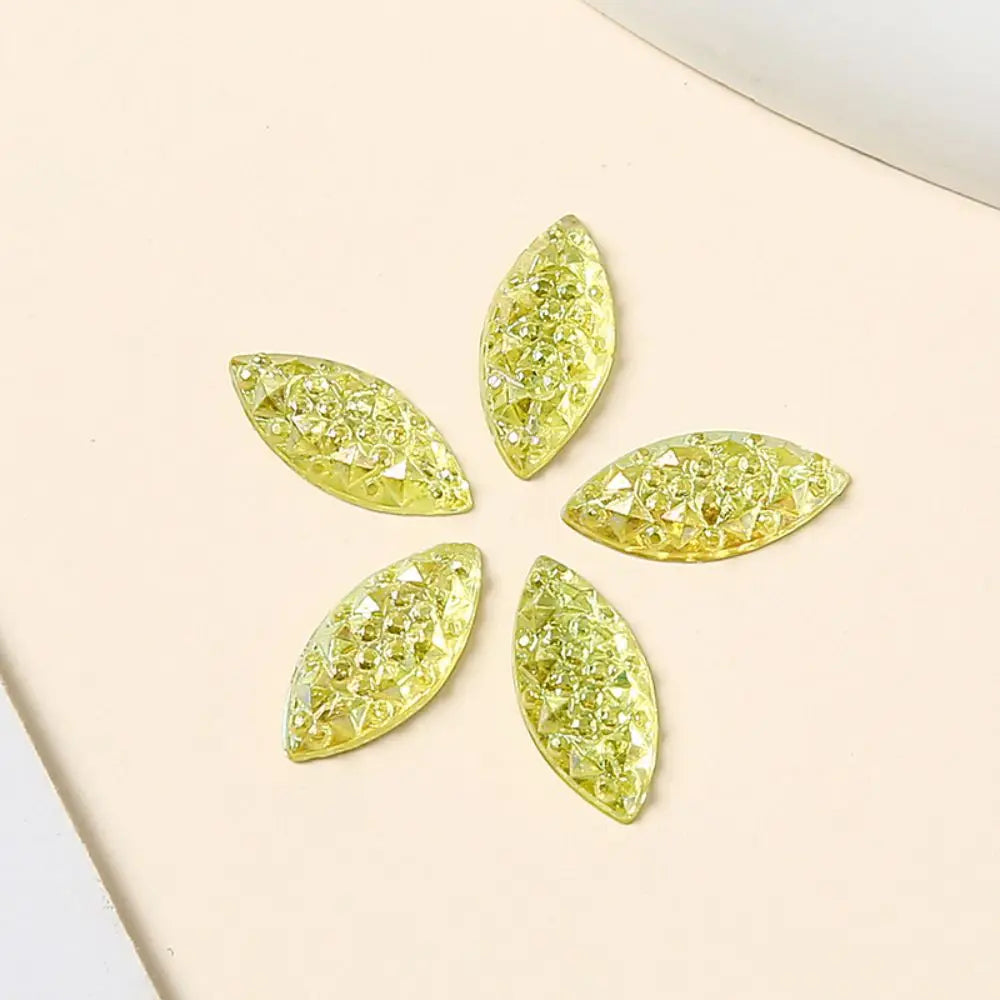 Teardrop Resin Rhinestone Cabochons – ~750 Pcs Druzy Flatback