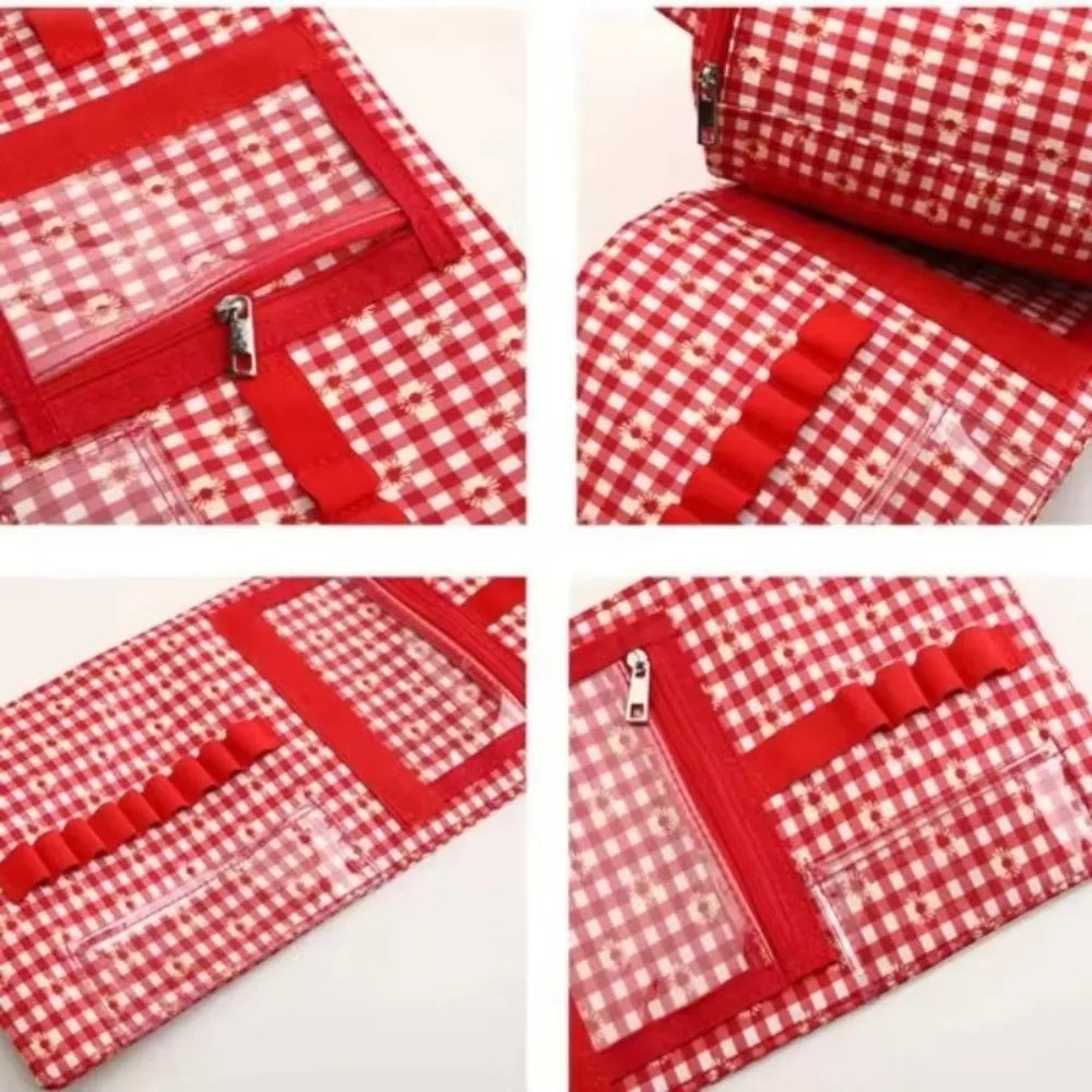 Crochet & Knitting Tools Organizer Bag – Portable Craft Tote