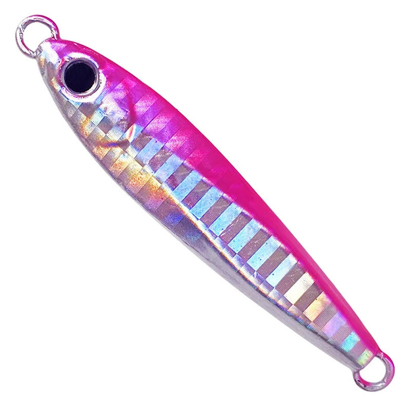 Laser Metal Jig Lure 10g–60g | Long Cast Sea Fishing Bait