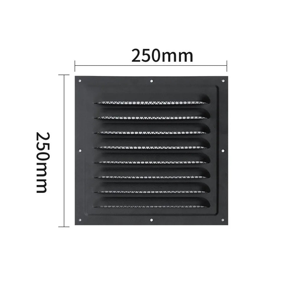 Stainless Steel Square Louver Vent Cover with Insect Screen