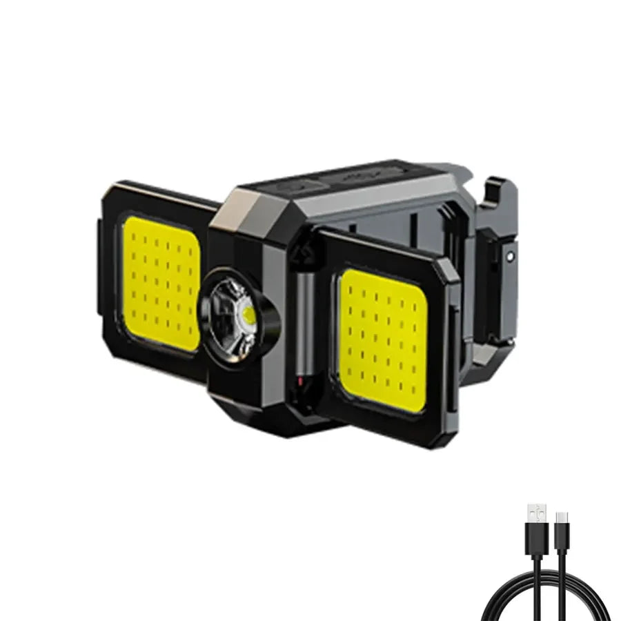 USB Rechargeable COB LED Keychain Work Light – Waterproof Mini Torch