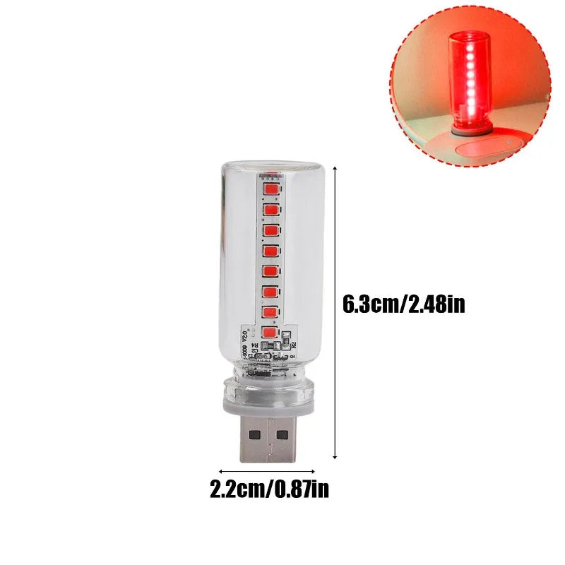 USB Mini LED Filament Atmosphere Light – Touch Dimmable Lamp