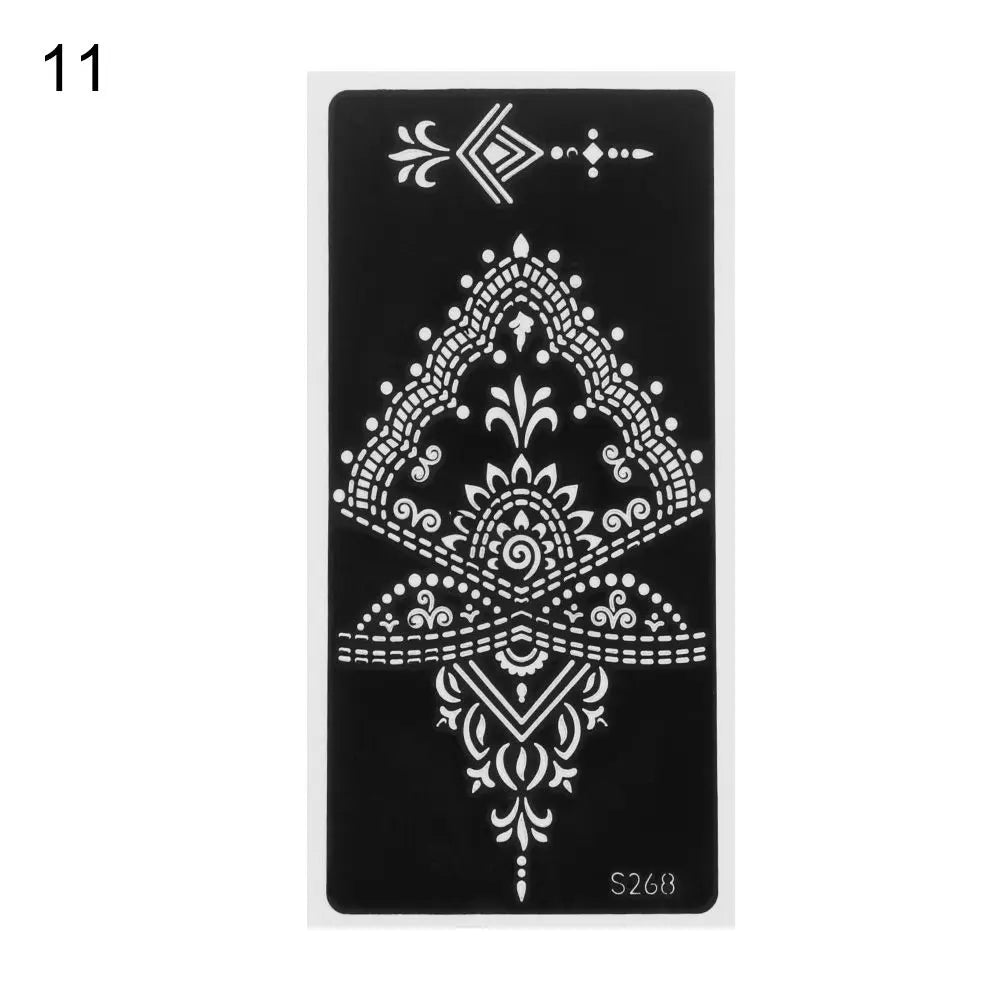 Mehndi Henna Stencil Sticker – DIY Temporary Body Art