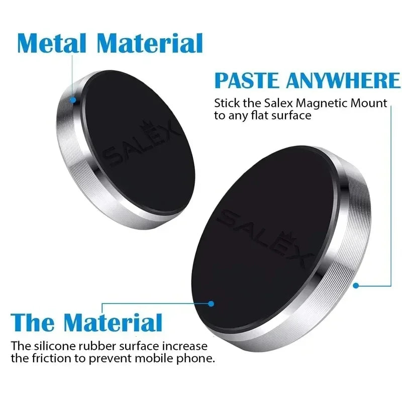Mini Magnetic Car Phone Holder – 360° Universal Mount