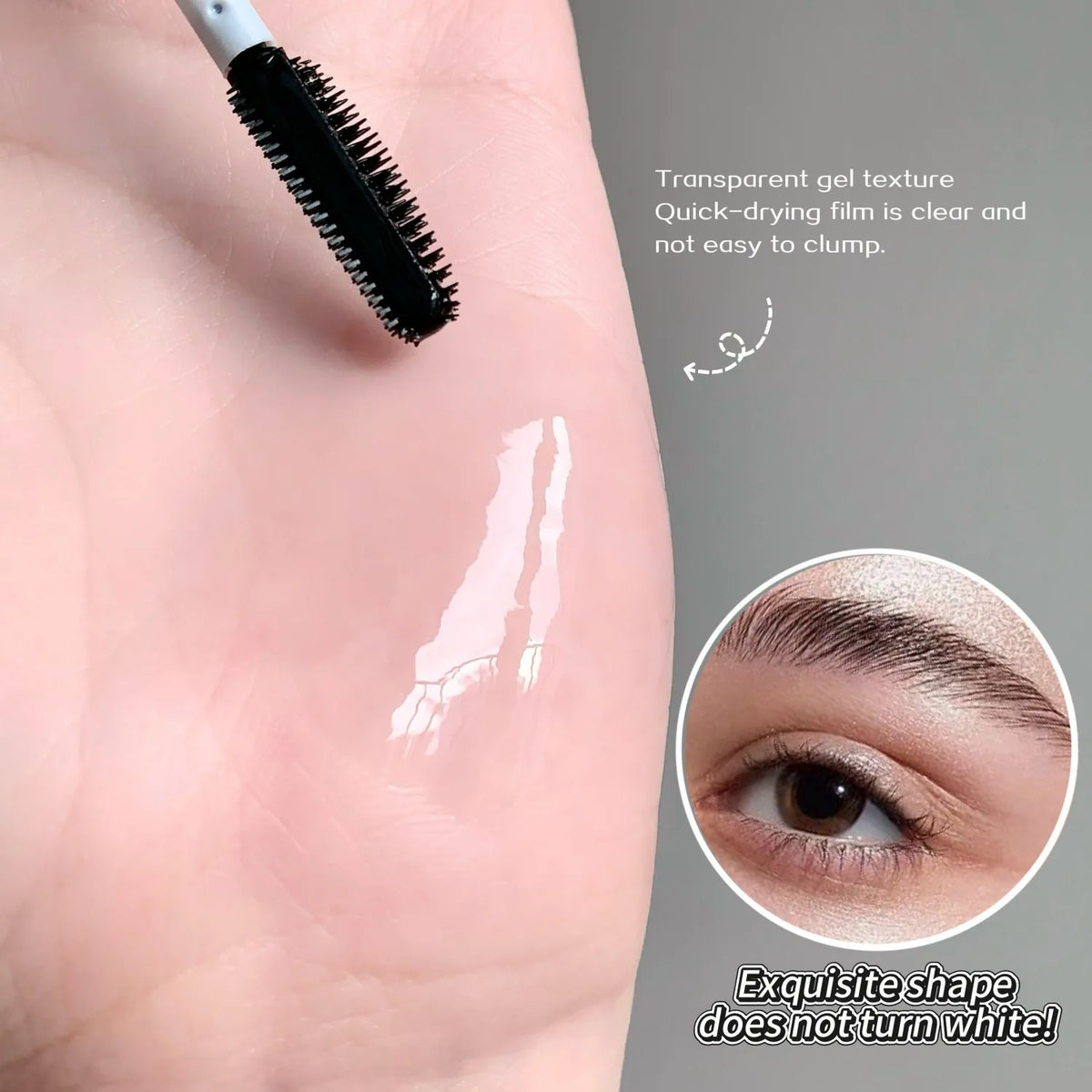 SHAQINUO Clear Eyebrow Gel – Waterproof 3D Brow Lamination