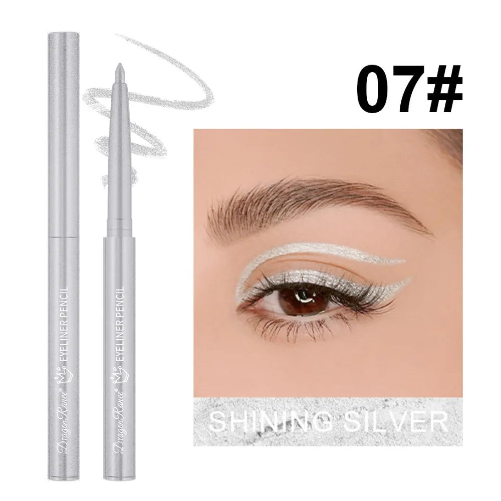 Waterproof Gel Eyeliner Pencil – Matte & Shimmer, 10 Colors