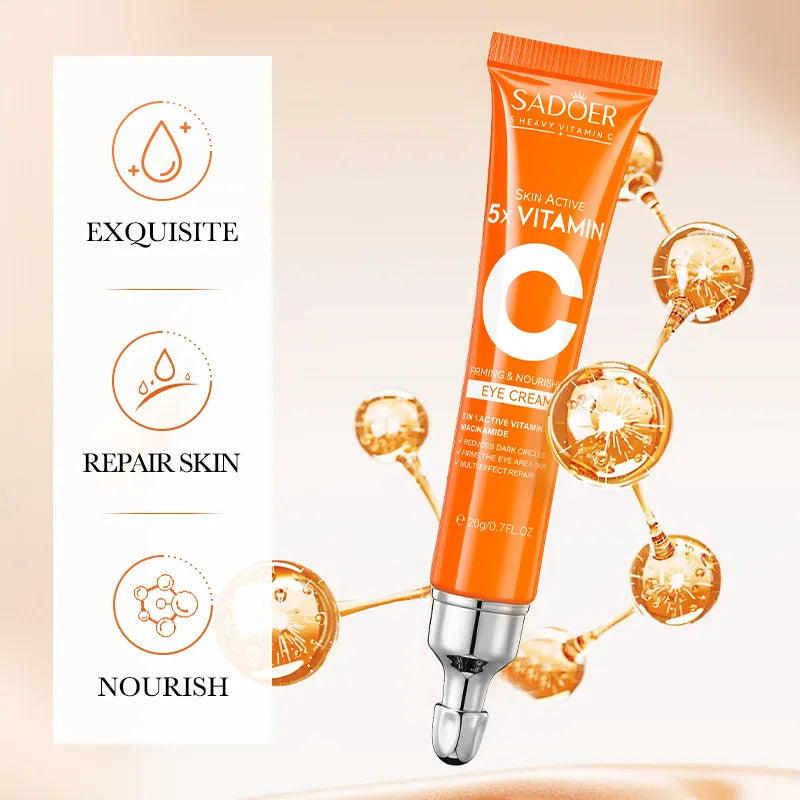 SADOER Vitamin C Eye Cream – Brightening & Firming