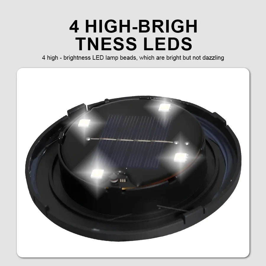 KDULIT Solar Pebble Rock Light – IP65 Waterproof LED Garden Lamp
