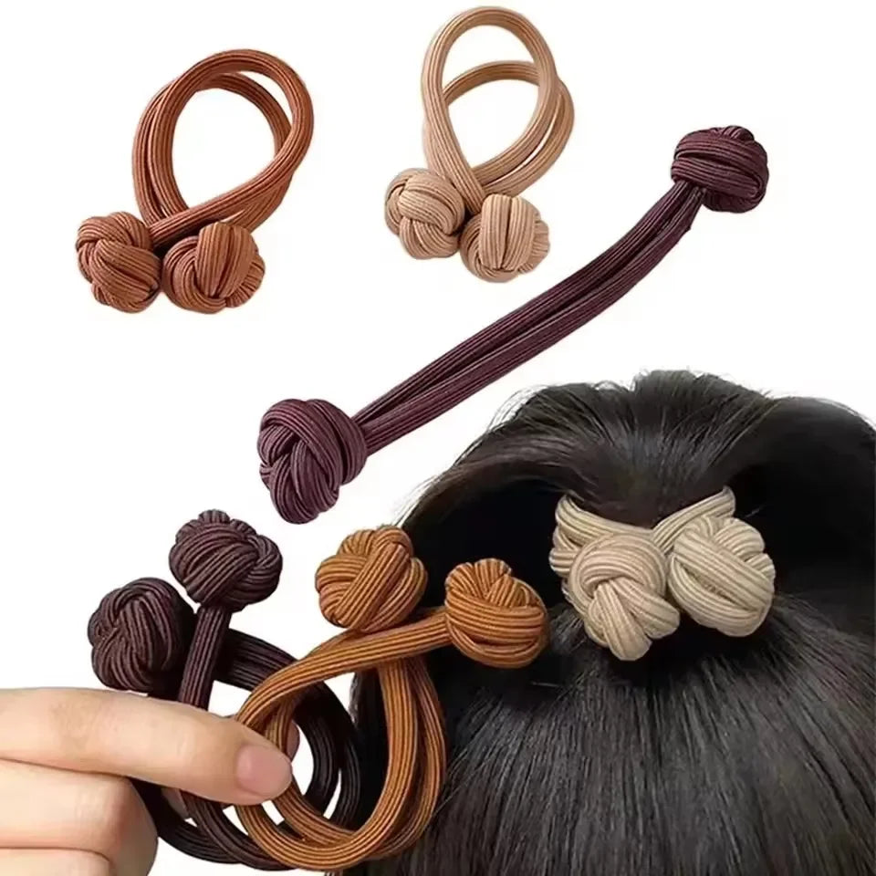 Women's Knotted Elastic Hair Bands & Scrunchies – High Ponytail