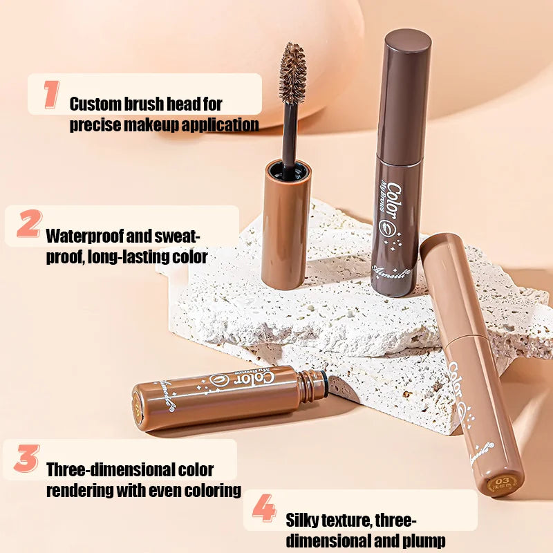 Waterproof Eyebrow Tint Dye Paste – 3 Colors | Long-Lasting