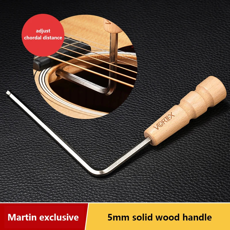 Guitar Truss Rod Wrench 4mm & 5mm Wooden Handle Hex Key