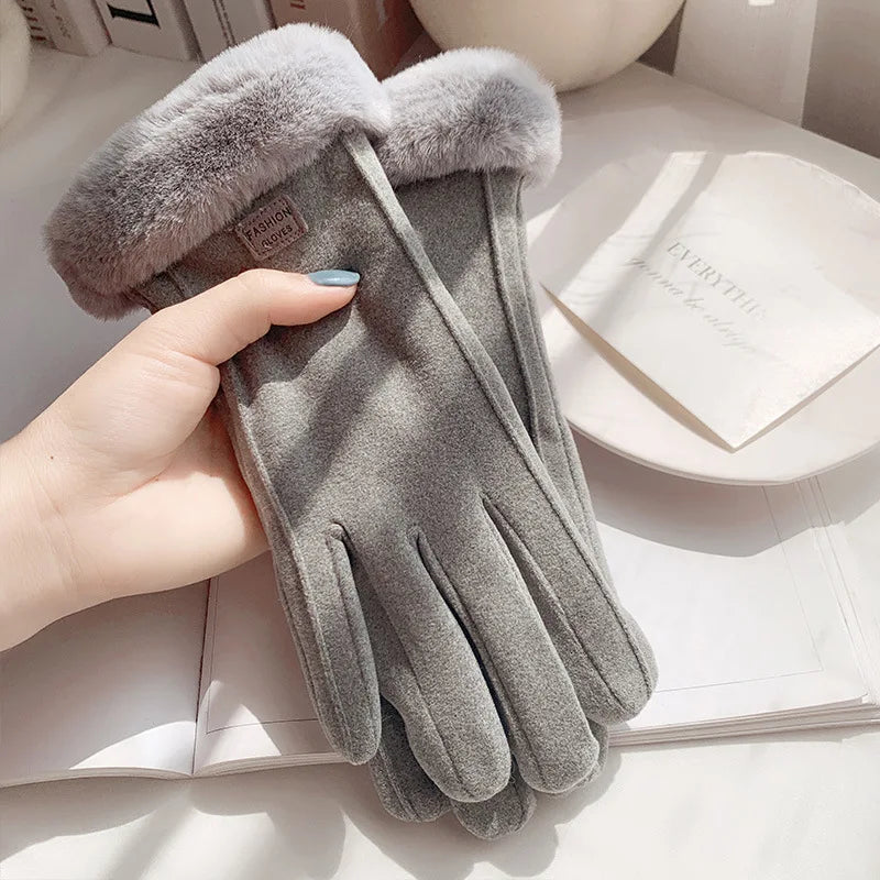 Women's Winter Thermal Touchscreen Gloves – Full Finger Warm