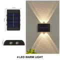 Solar Outdoor Wall Light IP65 Waterproof LED Up & Down Lamp